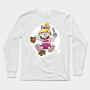 Little girl with her ... hm ... teddy Long Sleeve T-Shirt